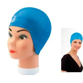 Blondeermuts blauw rubber Sibel 5011331