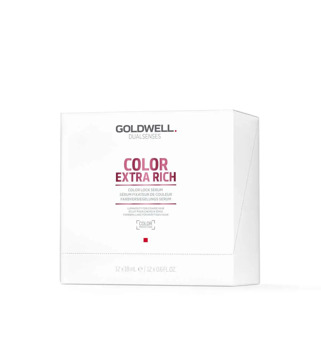 DS_CER Serum-Box_edited Goldwell Dual Senses Color Extra Rich lock serum 12x18ml - Afbeelding 1