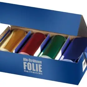 Alu folie gekleurd ds a 4 rol