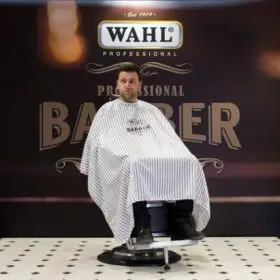 Wahl Barber Cape Pinstripe