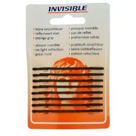 schuifjes Invisible per kaart van 9 schuifjes