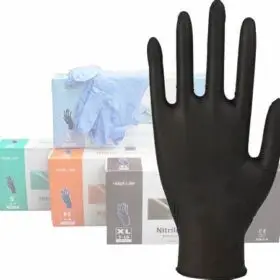 Professionele Zwarte Nitril Handschoenen - 100 Stuks