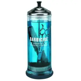 Barbicide desinfectie glas