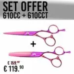 Kyone scharenset 610CC 5,5+610CCT 6,0 roze aanbieding (laatste set)