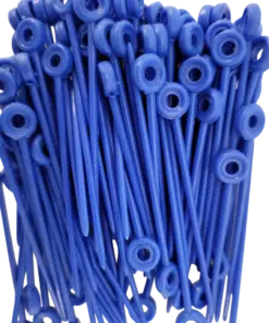 Plastic watergolfpinnen 4431112 blauw 100st