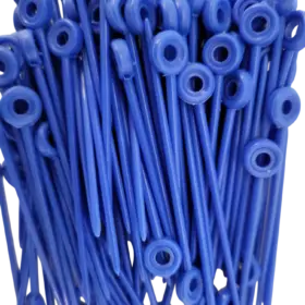 Plastic watergolfpinnen 4431112 blauw 100st