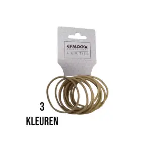 Efalock haarelastiek dun 10st 50mm