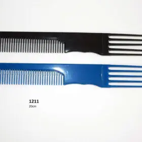 Vorkkam met plastic pinnen blauw