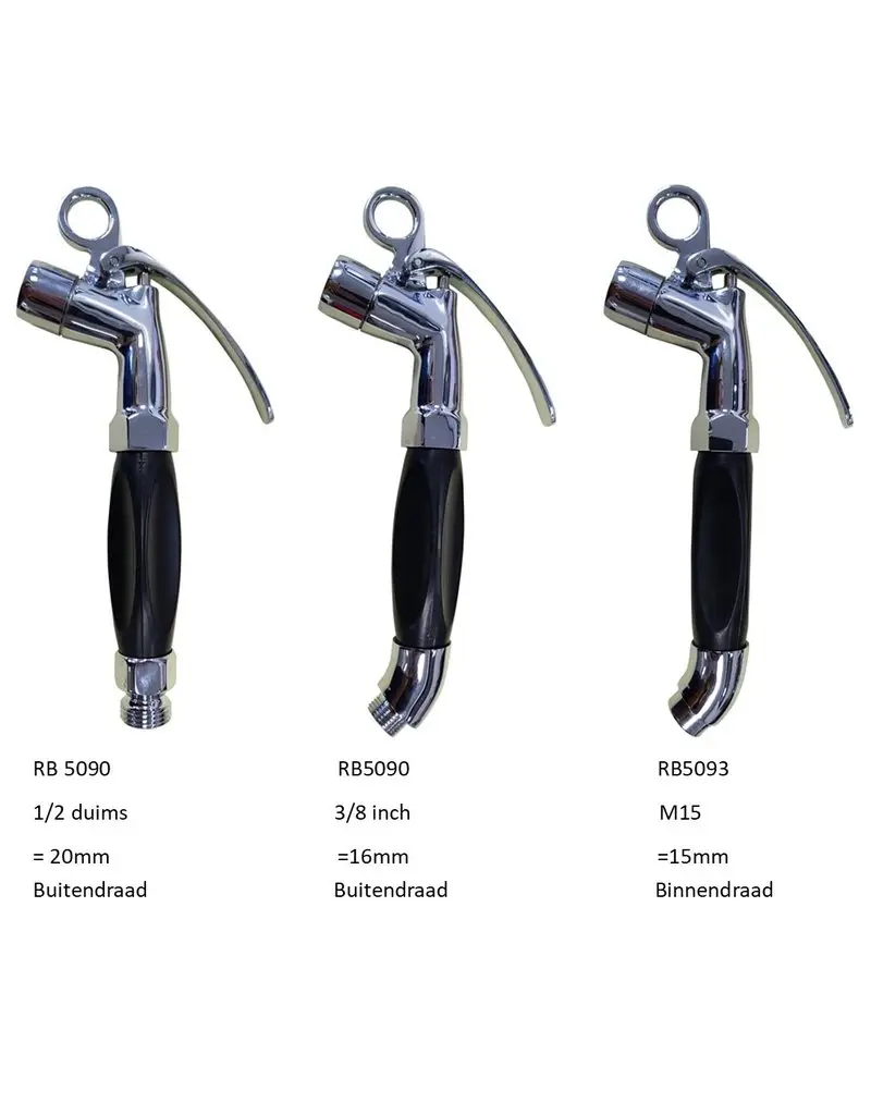 wahl-hogedruk-knijpdouche-1-2-duims-nr5080-met-per Hogedruk knijpdouche - Afbeelding 1