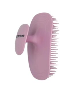 Comair Massageborstel in drie moderne kleuren – stimuleert doorbloeding en reinigt grondig