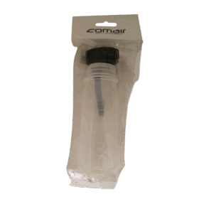Comair opbreng flacon 120 ml transparant met schenktuit en maatverdeling