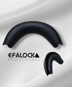 Efalock Nekbeschermer Massief Silicone Zwart – Comfort en bescherming bij haarwassen