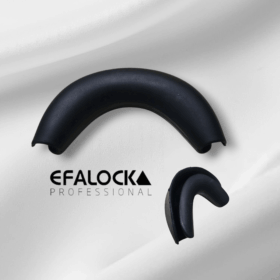 Efalock Nekbeschermer Massief Silicone Zwart – Comfort en bescherming bij haarwassen
