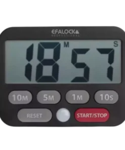 Efalock Digitale Wekker 9x7 cm – Compacte timer voor kapsalon en thuisgebruik