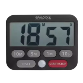 Efalock Digitale Wekker 9x7 cm – Compacte timer voor kapsalon en thuisgebruik