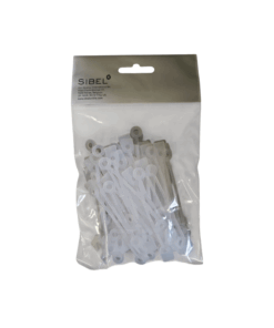 Sibel Permanent Elastiek Siliconen Rond Lang – set van 50 stuks
