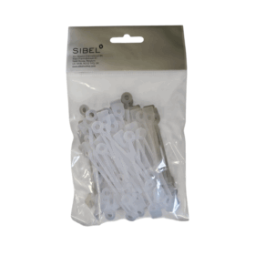Sibel Permanent Elastiek Siliconen Rond Lang – set van 50 stuks