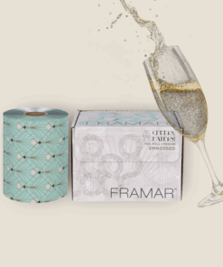 Framar Cheers Haters! folie rol met reliëf en art deco patroon
