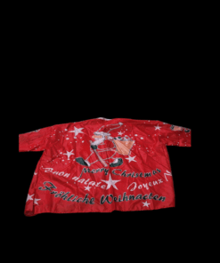Bob Tuo kerst kapmantel met kerstprint