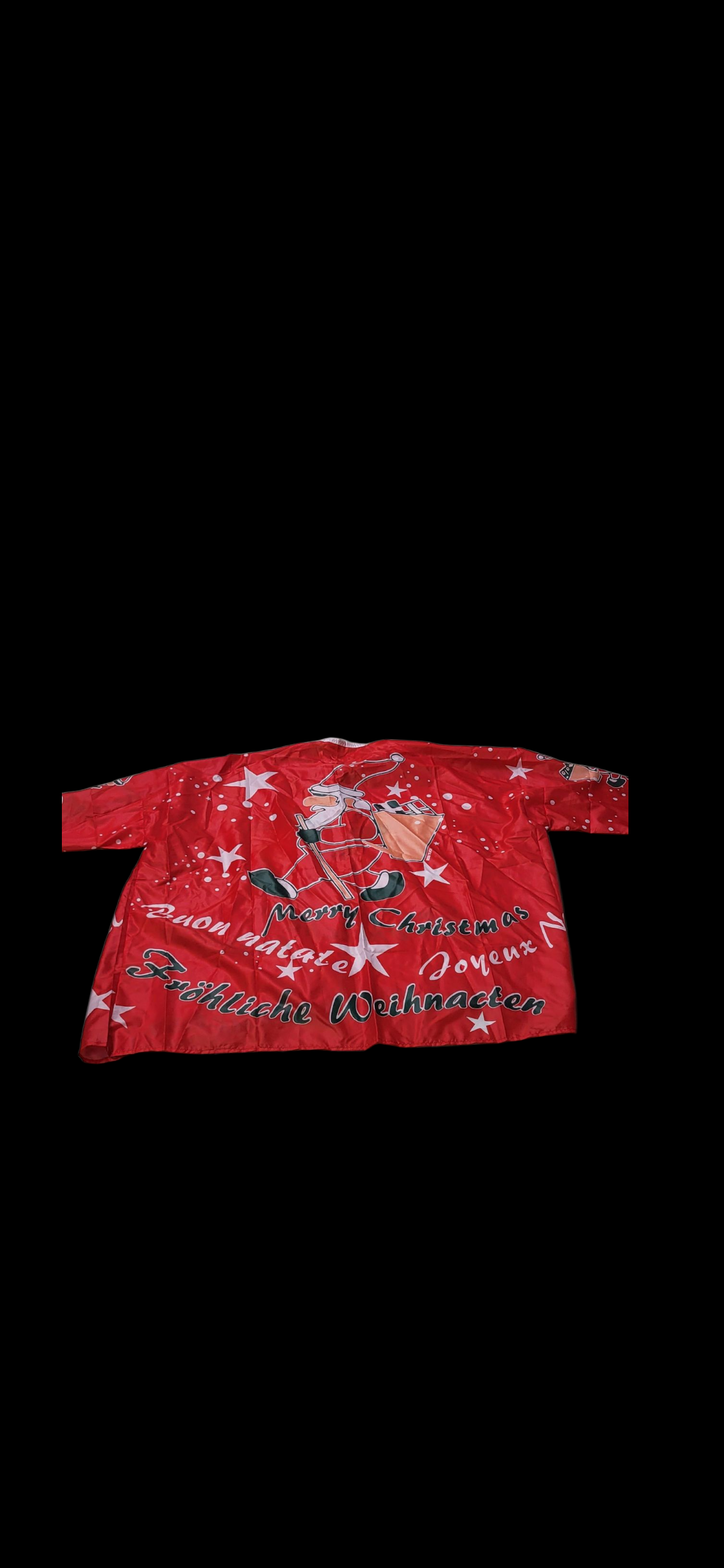 Bob Tuo kerst kapmantel met kerstprint Bob Tuo kerst kapmantel met kerstprint
