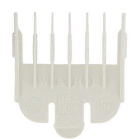Wahl opzetkam Nr 1.5 wit kunststof 4,5 mm Type 1