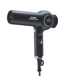 Kyone Airbliss AB-02 Black Edition digitale föhn matzwart